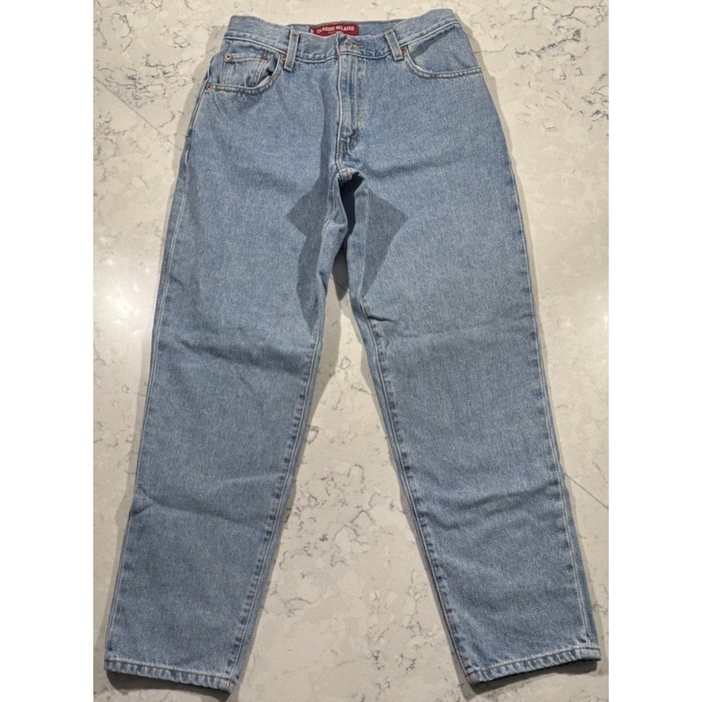 VTG Y2K Levi's 550 Jeans Womens 10 Blue Medium Wash Relaxed Fit Tapered Leg